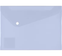 Папка-конверт с кнопкой Expert Complete A4 180 мкм, диагональ, васильковый, 20 шт 605203