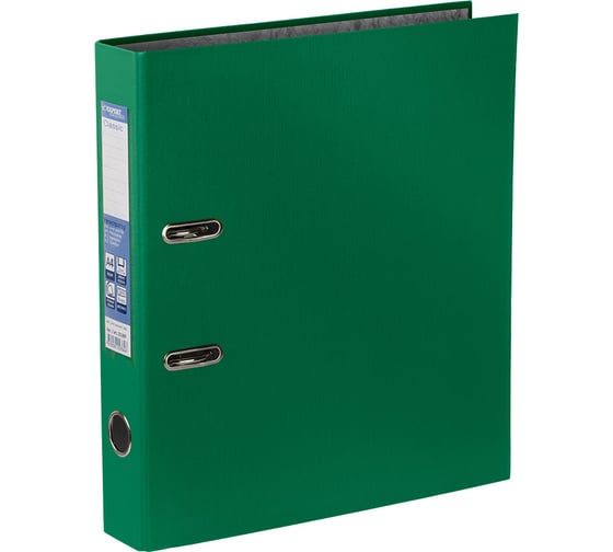 Папка-регистратор Expert Complete PVC 50 мм Classic A4 арочный механический, зеленый, 10 шт 621519 1