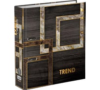 Папка-регистратор Expert Complete "Wood&Stone" ламинированная, 75 мм, A4 арочный механизм, венге, 10 шт 624237