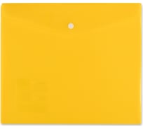 Папка-конверт для тетрадей с кнопкой Expert Complete A5+ 180 мкм, диагональ, желтый, 20 шт 657102