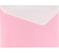 Папка-конверт Expert Complete 2 отделения с кнопкой A4 180 мкм, песок, розовый, 20 шт 588551