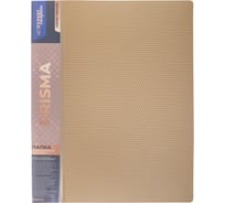 Папка Expert Complete металлический прижим, A4, 700 мкм, 20 мм, PRISMA, золотой, уп. 6шт. 679366