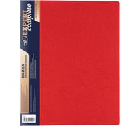 Папка Expert Complete металлический прижим, A4, 700 мкм, 20 мм, волокно, красный уп. 6шт. 587983