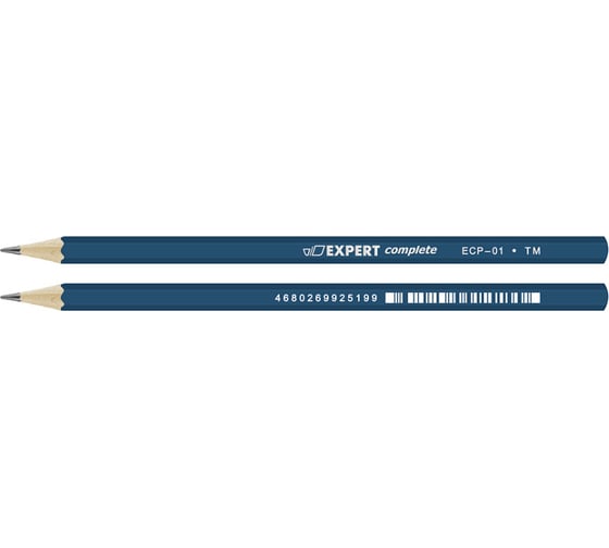Чернографитный карандаш Expert Complete ECP-01 без ластика заточенный ТМ, HB 12 уп. 12шт. 581256 1
