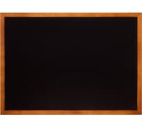 Меловая немагнитная доска Expert Complete, черная, в деревянной раме A4 21x30 см 624820