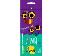 Набор трехгранных акварельных карандашей Лео Играй заточенный 12 цв. в уп., 8 шт. 641518