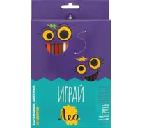 Набор цветных трехгранных карандашей Лео Играй заточенный 36 цв. уп., 4 шт. 641539