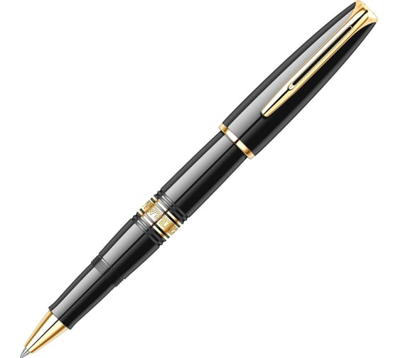 Ручка-роллер Waterman Charleston - Ebony Black GT F, BL S0701000