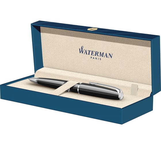 Шариковая ручка Waterman Charleston - Ebony Black CT M S0701060