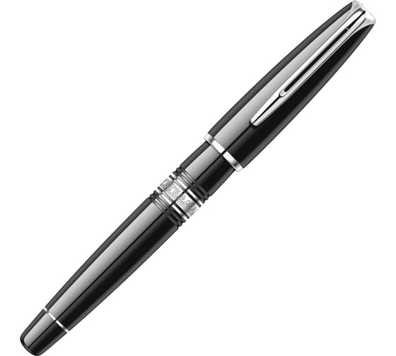 Перьевая ручка Waterman Charleston - Ebony Black CT F S0701030