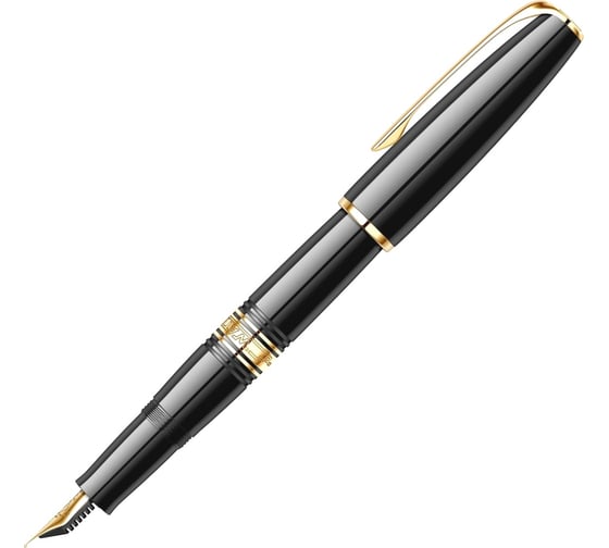 Перьевая ручка Waterman Charleston - Ebony Black GT F S0700980