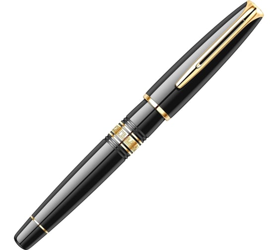 Перьевая ручка Waterman Charleston - Ebony Black GT F S0700980