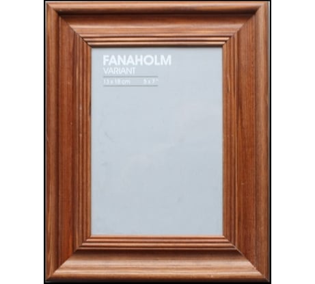 Деревянная рамка ООО Изометрика Liza 10x15 см темно-коричневый 0004-4-0007