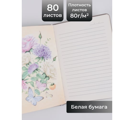 Книга для записей Paper art КЗАК6802928