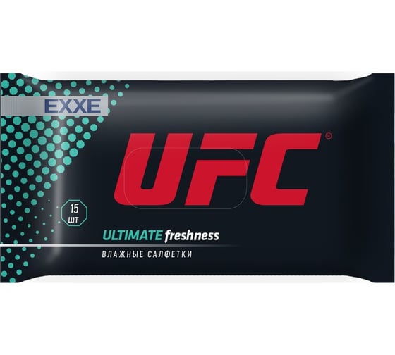 Влажные салфетки UFC Ultimate Freshness упаковка 15 шт 218443