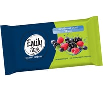 Влажные салфетки Emily Style Ягодный микс упаковка 15 шт 218428