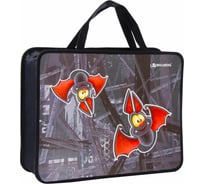 Папка BRAUBERG Летучая мышь на молнии А4, 1 отделение, молния сверху, 75 мм 228165