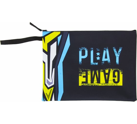 Папка для тетрадей BRAUBERG Play Game А4, 1 отделение, ткань, молния сверху 229406 1