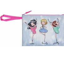 Папка для тетрадей BRAUBERG Girls А4, 1 отделение, ткань, молния сверху 229407