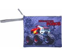 Папка для тетрадей BRAUBERG Monster Force А5, 1 отделение, ткань, молния сверху 229410