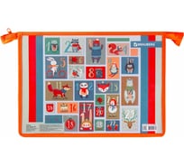 Папка для труда BRAUBERG Лесные Жители А4, 2 отделения, органайзер 228207