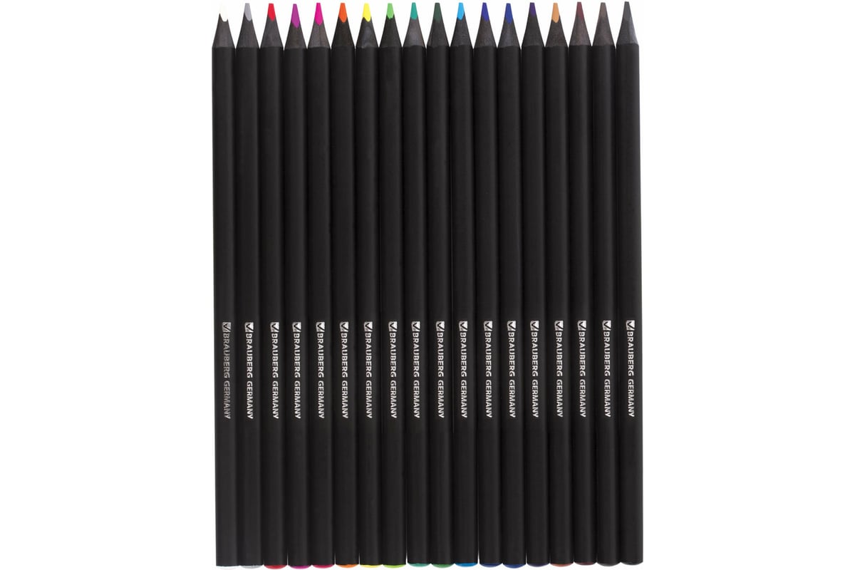 Цветные карандаши josef otten профи арт. Блэк пенцил. Карандаши цветные гамма "классические", 06цв. 12шт. Радужные карандаши.