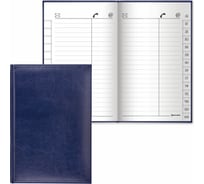 Телефонная книжка BRAUBERG Imperial А5 136x202 мм, под гладкую кожу, 96 листов, вырубной алфавит 125040