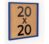 Фоторамка ООО Первое ателье Синяя алюминиевая рамка 20x20 см Niel-2bg-20x20