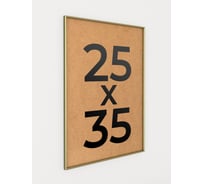 Фоторамка ООО Первое ателье Золотая алюминиевая рамка 25x35 см Niel-2gm-25х35