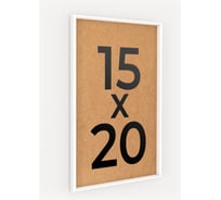 Фоторамка ООО Первое ателье Белая алюминиевая рамка 15x20 см Niel-2wg-15х20