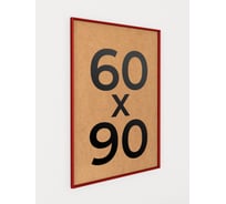 Фоторамка ООО Первое ателье Красная алюминиевая рамка 60x90 см Niel-2rg-60х90