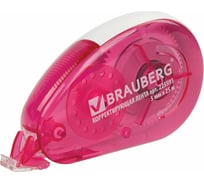 Корректирующая лента BRAUBERG Maxi увеличенная длина 5 мм х 25 м, белый/красный корпус, блистер 225593