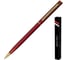 Шариковая ручка бизнес-класса BRAUBERG Slim Burgundy бордовый корпус, узел 1 мм, линия письма 0.7 мм 141403 1