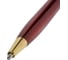 Шариковая ручка бизнес-класса BRAUBERG Slim Burgundy бордовый корпус, узел 1 мм, линия письма 0.7 мм 141403 3