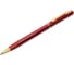 Шариковая ручка бизнес-класса BRAUBERG Slim Burgundy бордовый корпус, узел 1 мм, линия письма 0.7 мм 141403 5