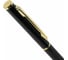 Шариковая ручка бизнес-класса BRAUBERG Slim Black черный корпус, узел 1 мм, линия письма 0.7 мм 141402 10