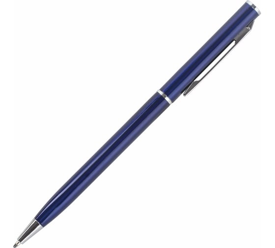 Шариковая ручка бизнес-класса BRAUBERG Delicate Blue синий корпус, узел 1 мм, линия письма 0.7 мм 141400