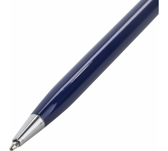 Шариковая ручка бизнес-класса BRAUBERG Delicate Blue синий корпус, узел 1 мм, линия письма 0.7 мм 141400