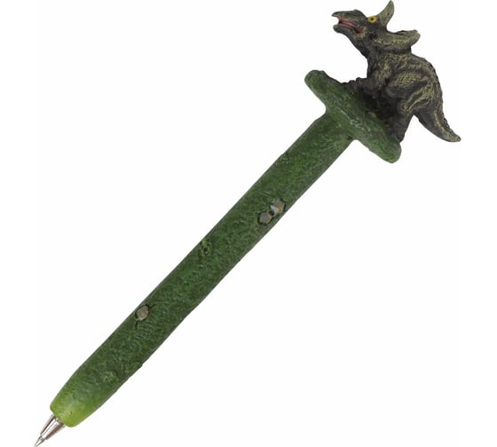 Фигурная ручка BRAUBERG ДИНОЗАВРЫ, синяя, 4 дизайна 0.5 мм, дисплей 142769