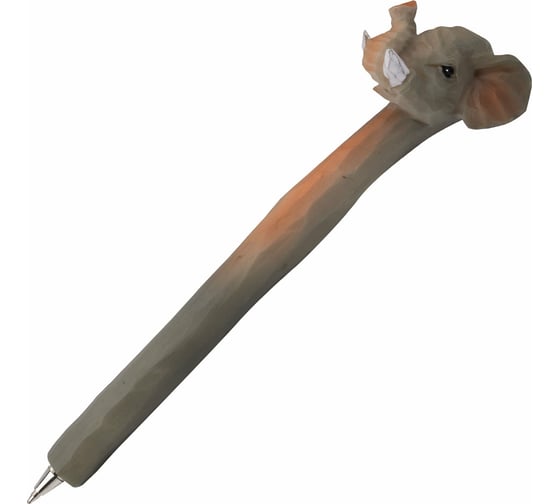 Фигурная ручка BRAUBERG ЖИВОТНЫЕ, синяя, 4 дизайна 0.5 мм, дисплей 142777