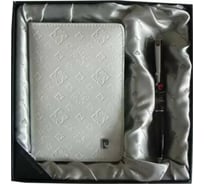 Подарочный набор Pierre Cardin Black ST обложка для паспорта, шариковая ручка PS1138WH