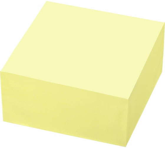 Самоклеящийся блок BRAUBERG EXTRA STICKY стикеры, пастельный, 75x75 мм, 400 листов, желтый 112439