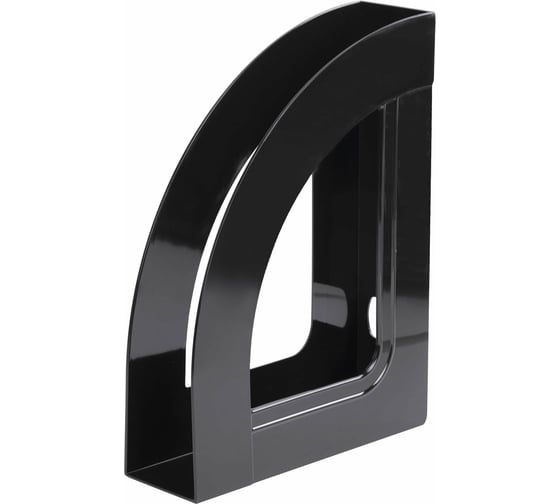 Вертикальный лоток для бумаг BRAUBERG ECONOMY 220x70x290 мм, черный 238112 1
