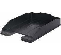 Горизонтальный лоток для бумаг BRAUBERG ECONOMY 340x255x60 мм, черный 238106