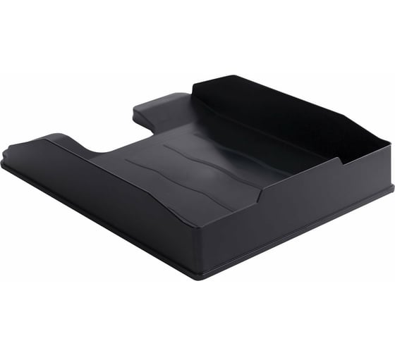 Горизонтальный лоток для бумаг BRAUBERG ECONOMY 340x255x60 мм, черный 238106