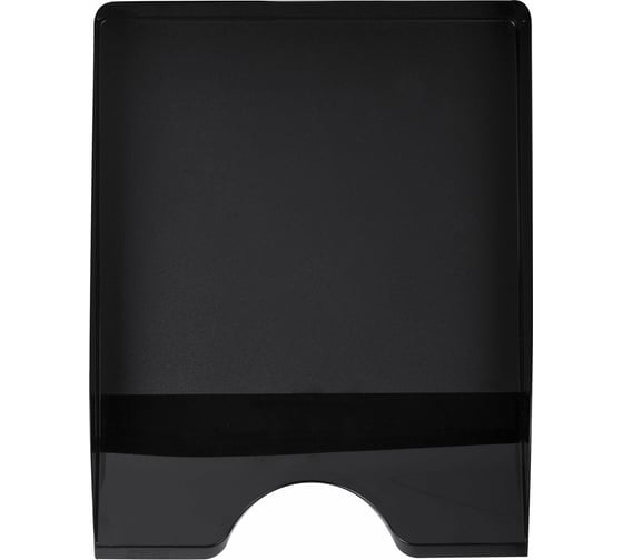 Горизонтальный лоток для бумаг BRAUBERG ORIGINAL 315x250x60 мм, черный 238104
