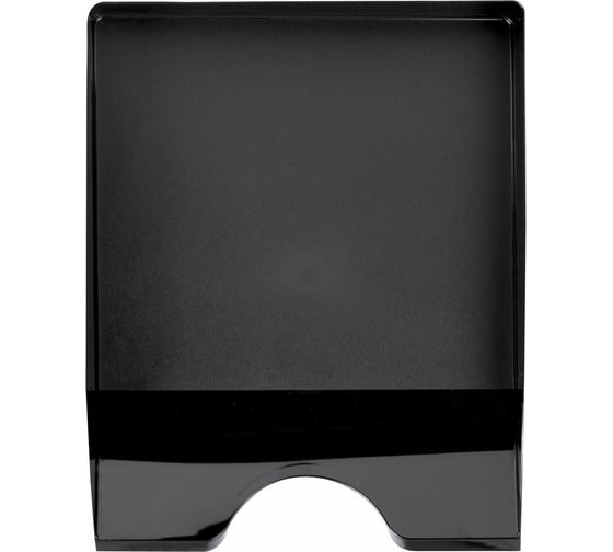 Горизонтальный лоток для бумаг BRAUBERG STYLE 345x255x65 мм, черный 238105