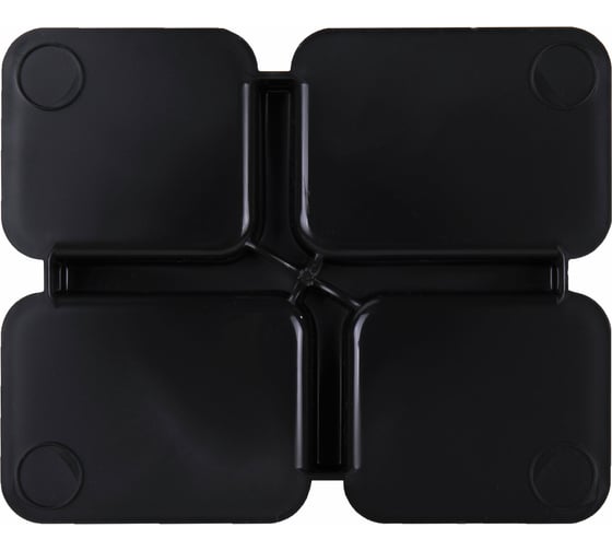 Подставка-органайзер BRAUBERG COMPACT 4 отделения, 92x114x102 мм, черный 238102
