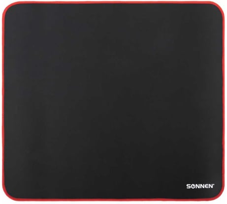Компьютерный коврик для мыши SONNEN CYBER OUTLAW большой 400x355x3 мм, ткань + резина 513616