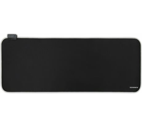 Игровой коврик для мыши и клавиатуры SONNEN CHAMELEON с подсветкой RGB, 800x300x4 мм 513614
